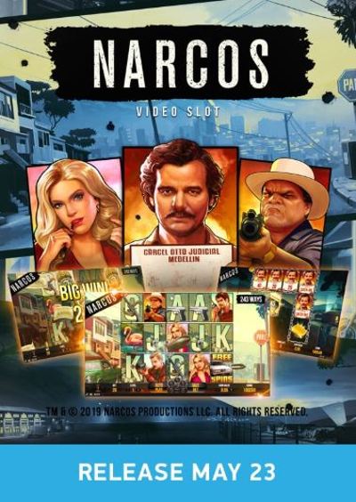 Narcos NetEnt Poster