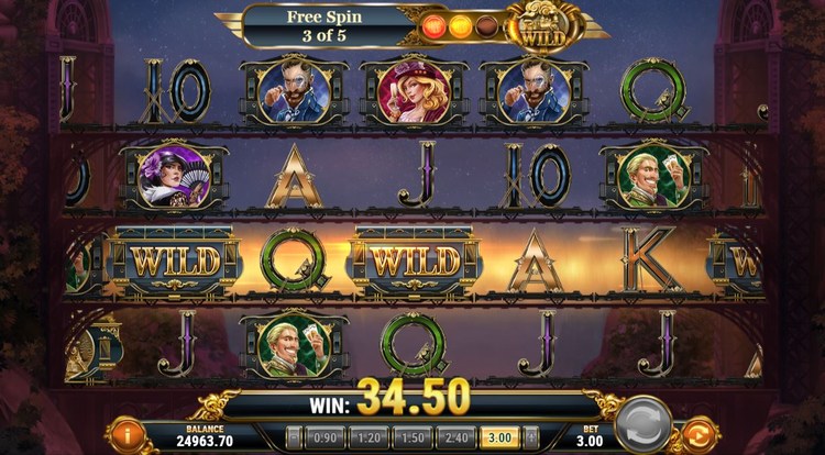 Wild Rails Free Spins