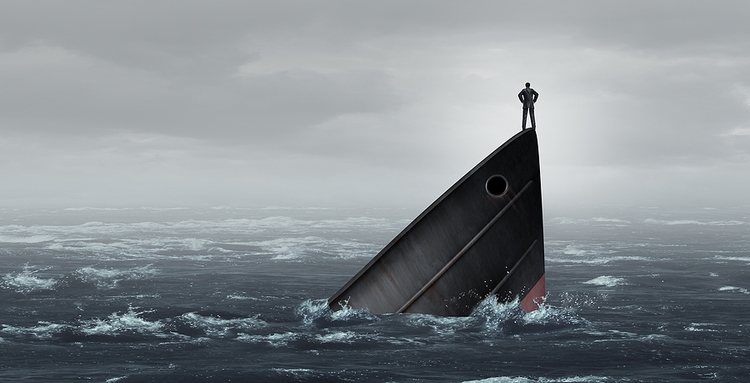 Sinking Ship Failing Business