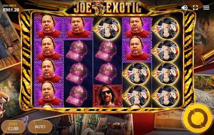 Joe Exotic Slot Reels