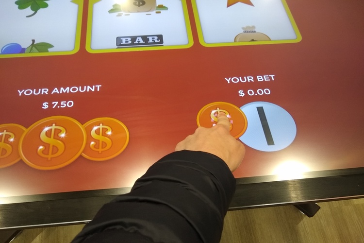 Touch Screen Slot Money