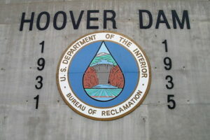 hoover dam sign