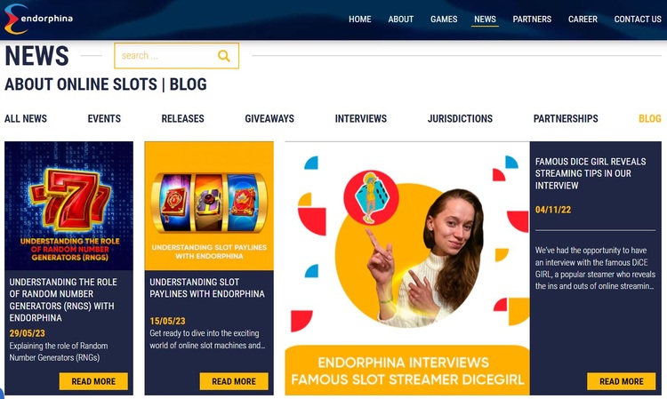 Endorphina News and Blog