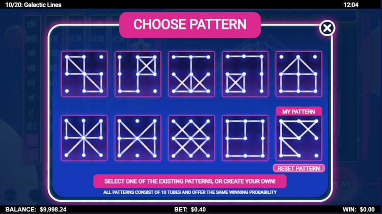 Galactic Lines Pattern Skillzz Gaming